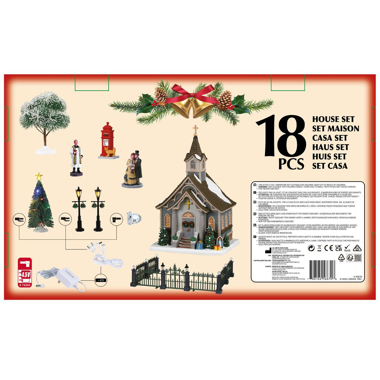 Small Town Church-sett