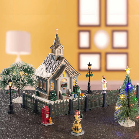 Small Town Church-sett